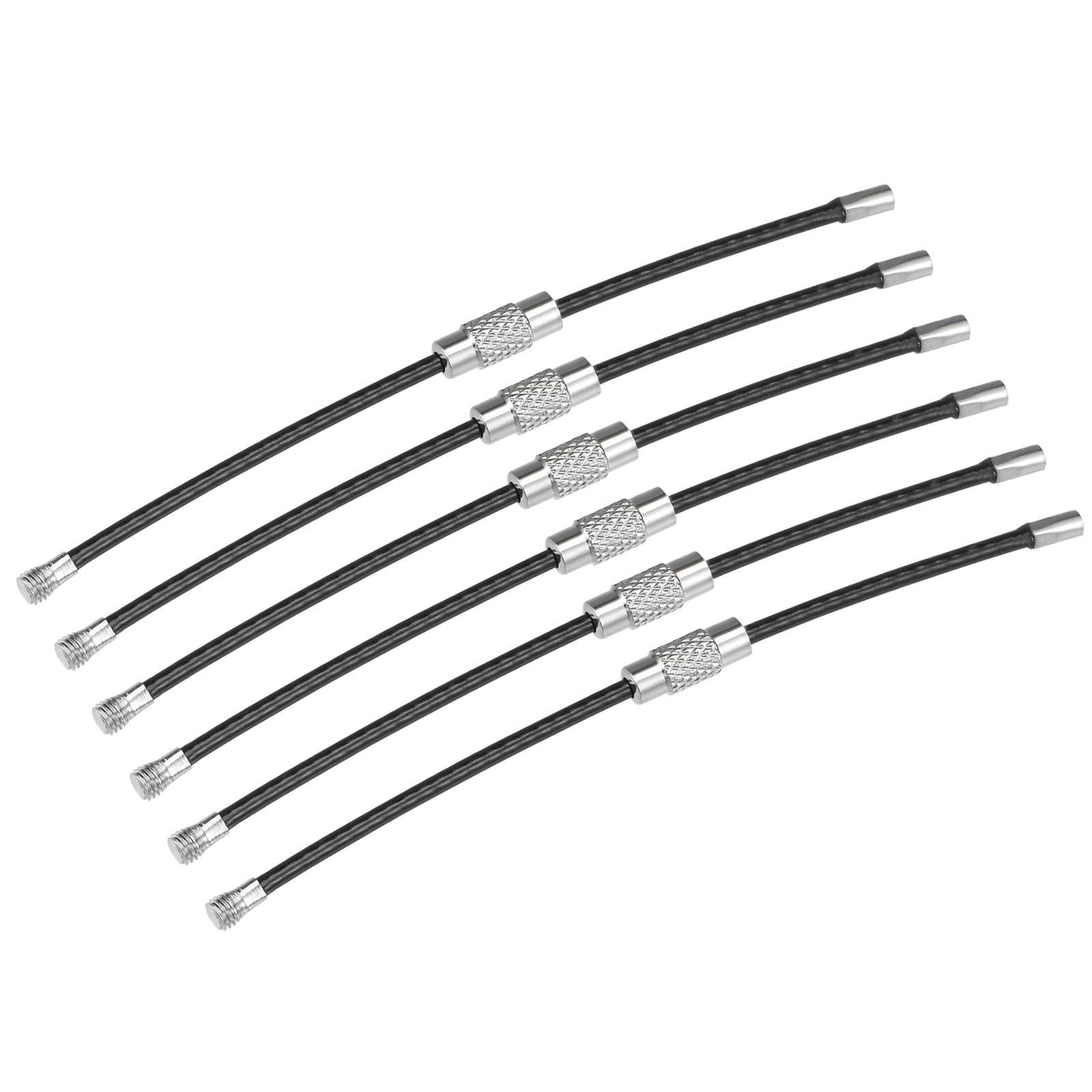 PVC Coated Key Loop Stainless Steel Keychain Cable Loops - PVC Coated ...