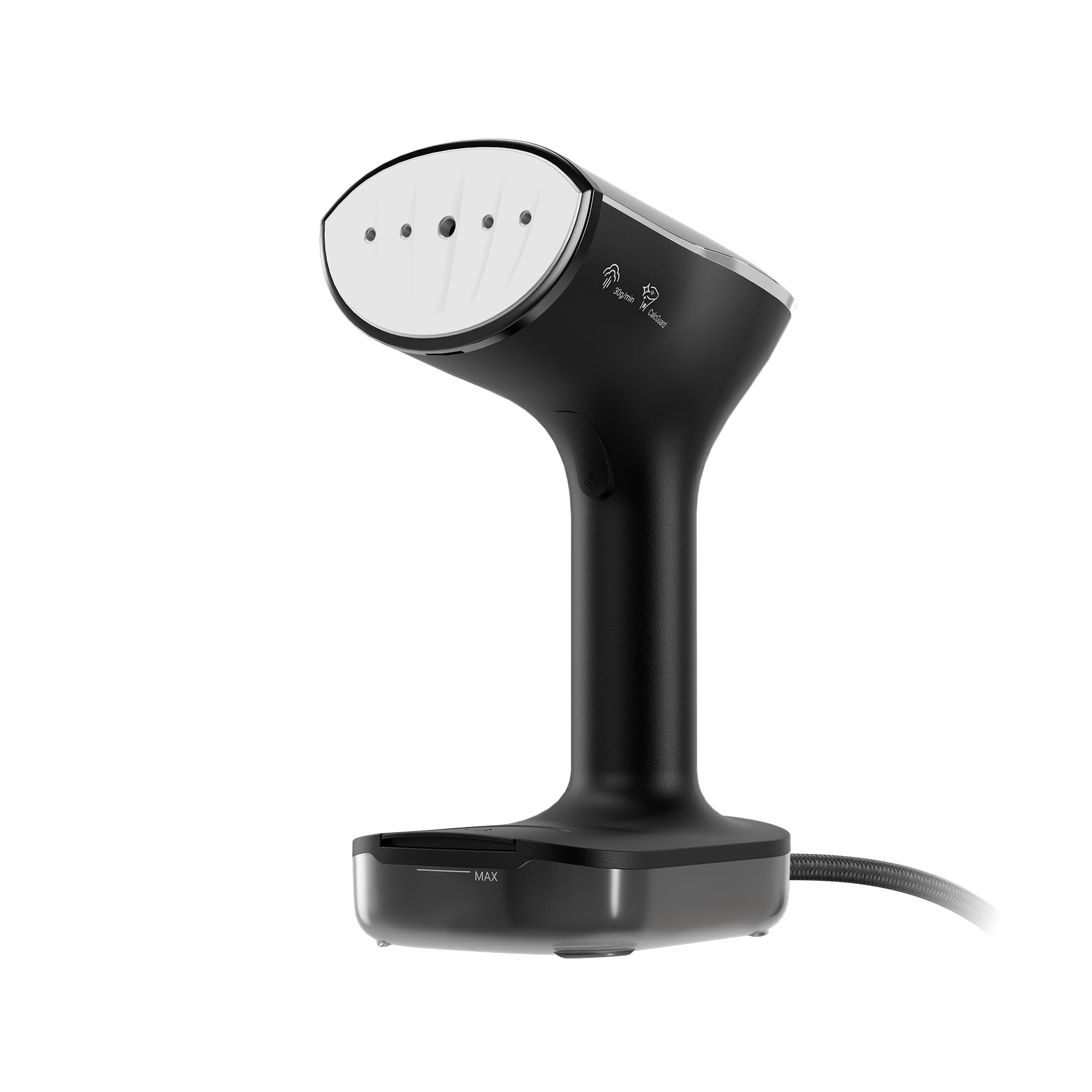 Grundig ST 8450 CalcGuard Cepillo de Vapor con 2280 W, placa de cerámica, 30 g/min, compacto, rápido e ideal para viajar