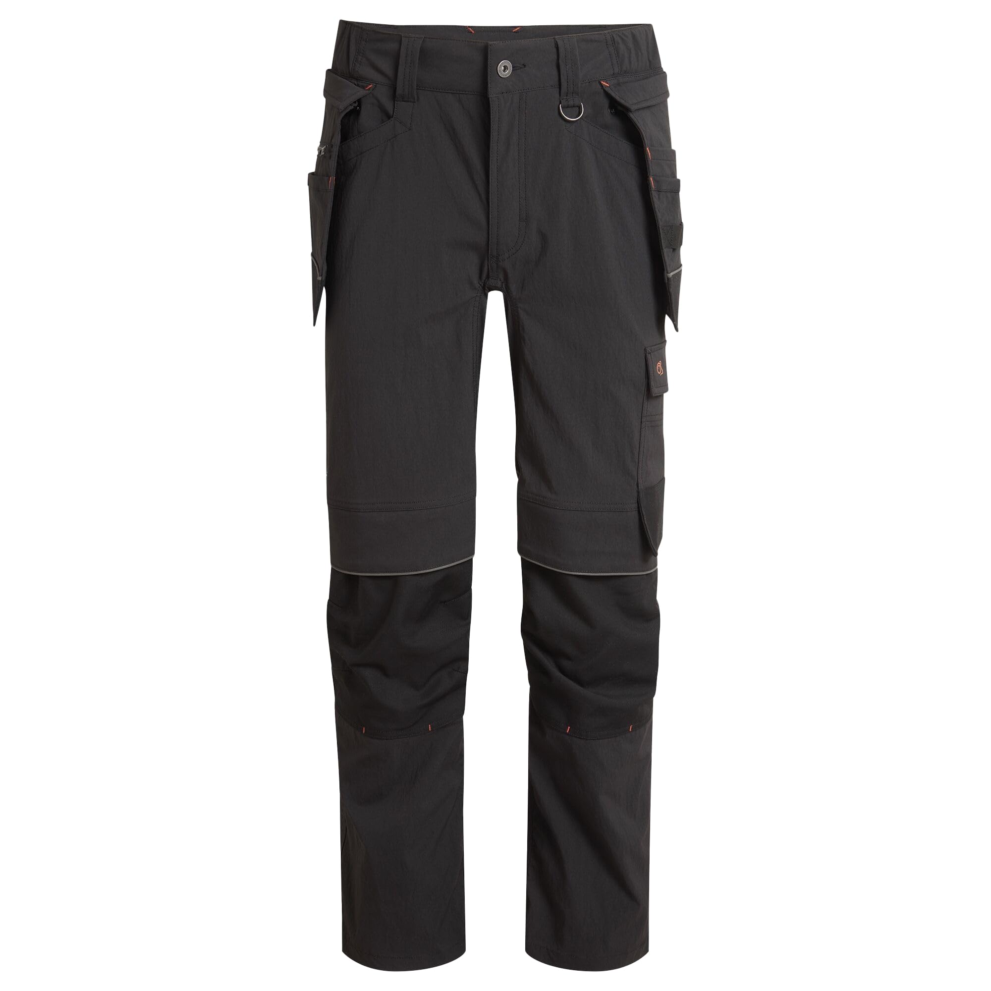 Craghoppers Workwear Mens Sheffield Stretch Holster Trousers, Water Repellent, Wind Resistant, Anti Odour - Perfect for Work, Outdoors, Tradesmen Utility Pants Black