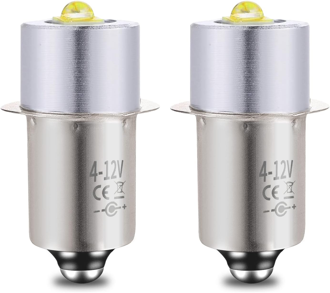 2 Pack Replacement Upgrade Bulbs for 3 4 5 6 C/D Maglite Flashlight