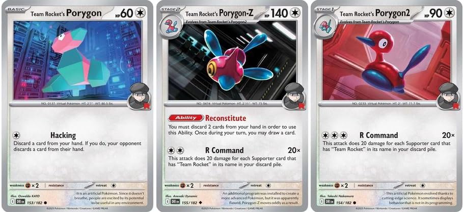 Team Rocket’s Porygon-Z 155/182 – Destined Rivals – Pokemon Card Lot