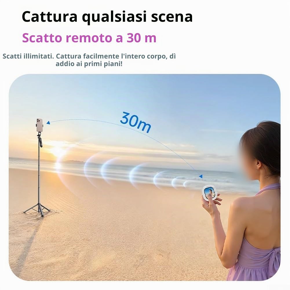 Vlog Selfie Monitor Schermo Per IPhone/Android, 4K Wireless Vlog Selfie Screen, Display Ad Alta Luminosità, Retro Magnetico Per Live Streaming