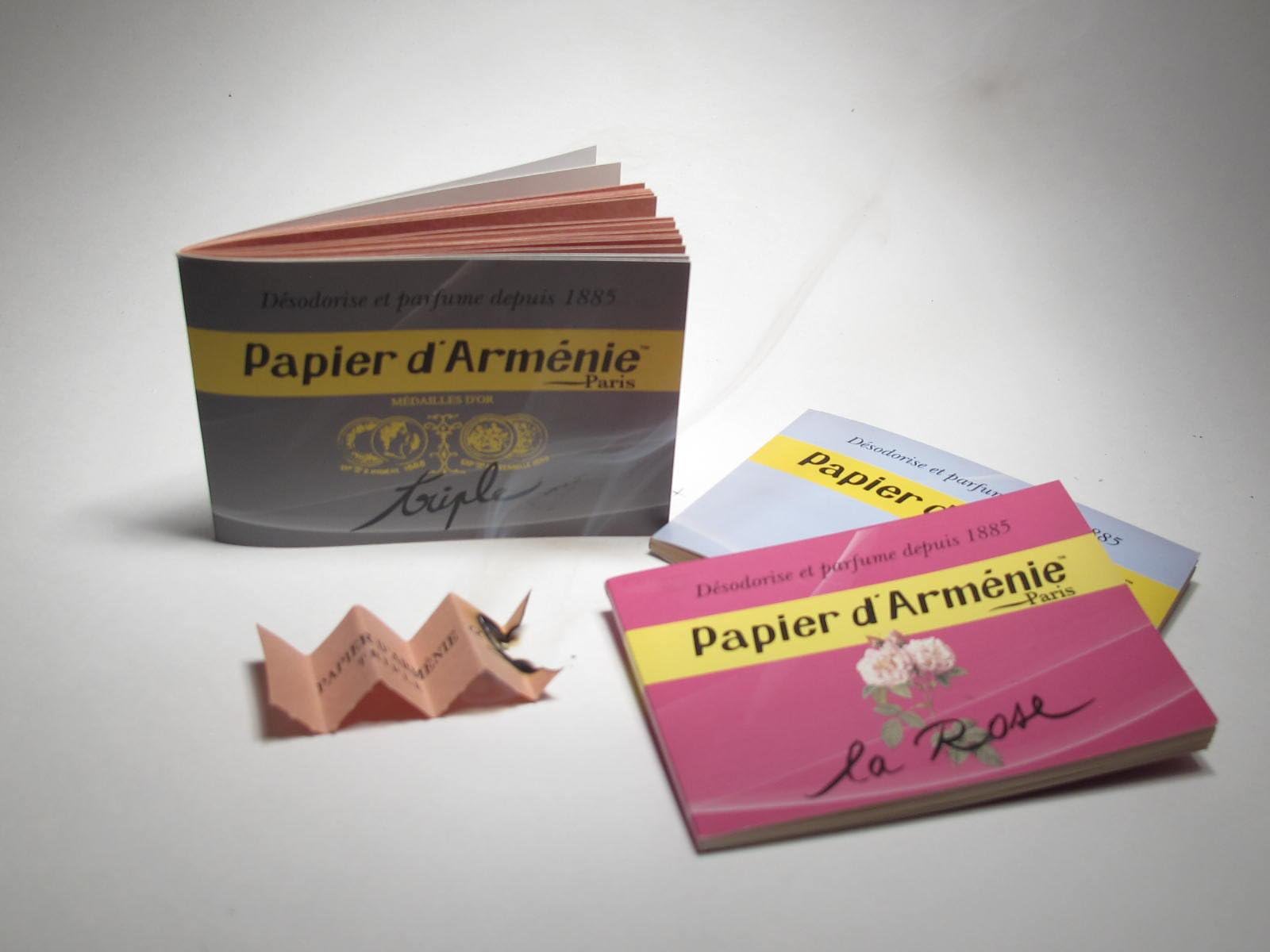 Papier d’Armenie Notatnik 12 arkuszy z 3 warstwami