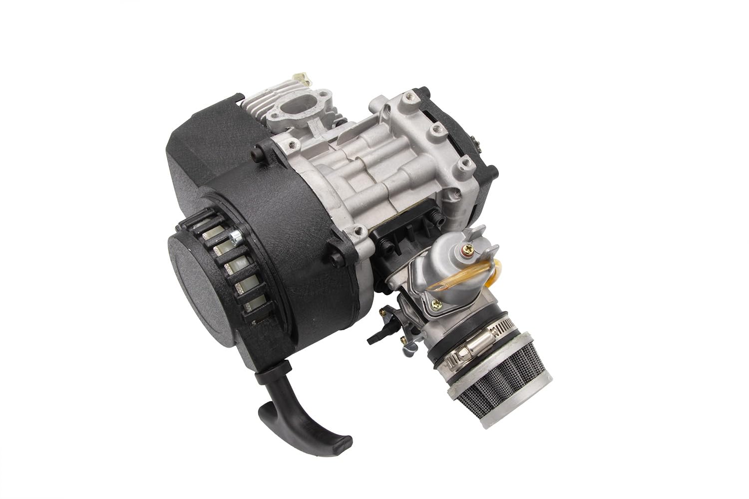 Pocketbike Motor 49cc 2 Takter mit Vergaser Seilzugstarter Kinderquad Miniquad