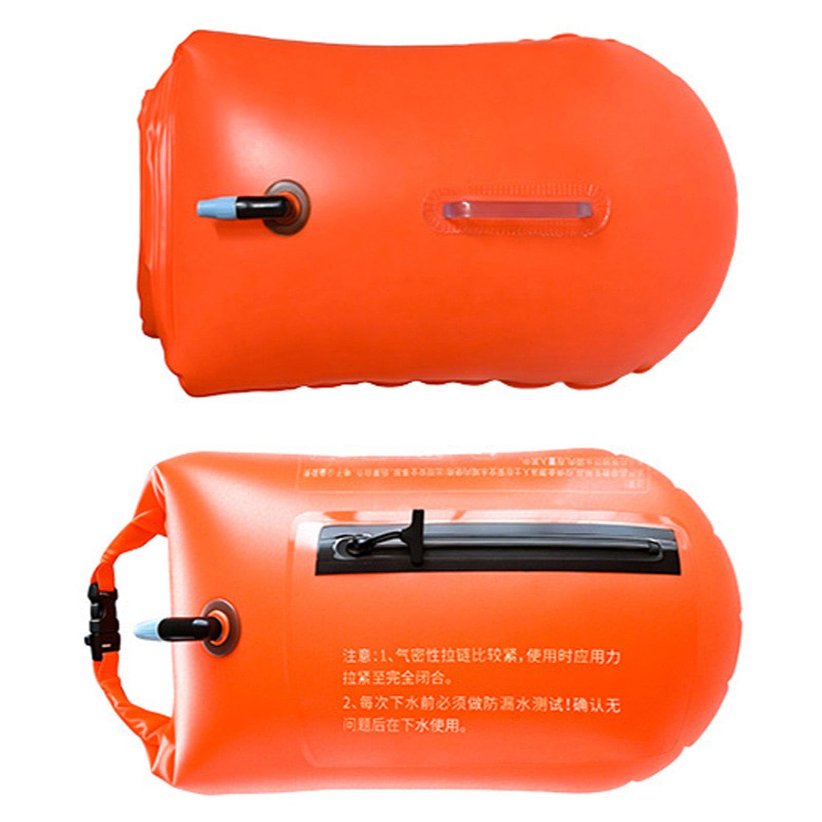 Bouée Gonflable pour nageurs avec Corps en PVC | Sangle à boucle supérieure et ouverture de gonflage pour les activités d ' entraînement en plein air