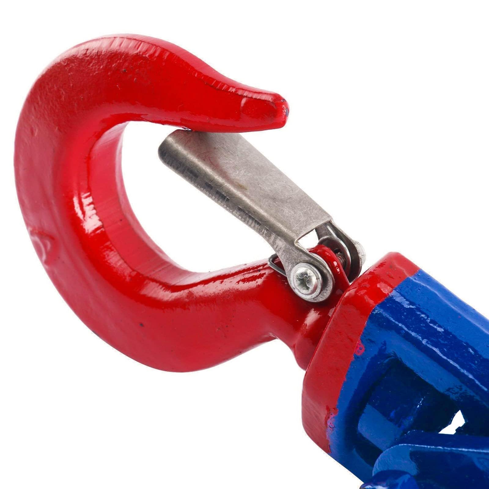 FreeTec 2 Stück 2 Tonnen Umlenkrolle Seilrolle Snatchblock Windenrolle mit Haken für Seilwinde