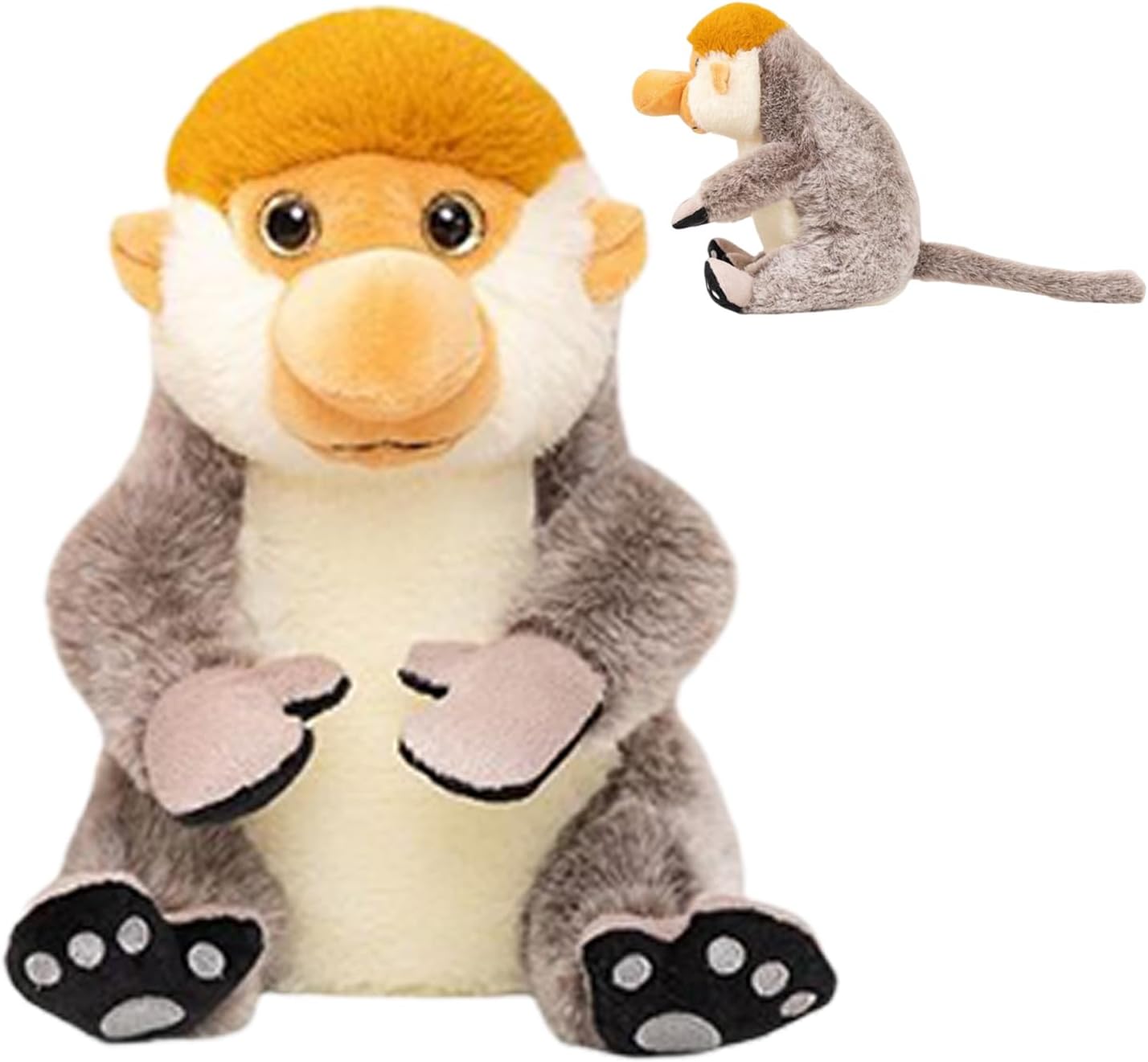 Mousehouse - Stuffed Animals | Cheeky Monkey Soft Toy | Cute Soft Cuddly Plushy | Realistic Doll Huggable Collectible Kids Toys, Home Decorations for Bedroom Living Room