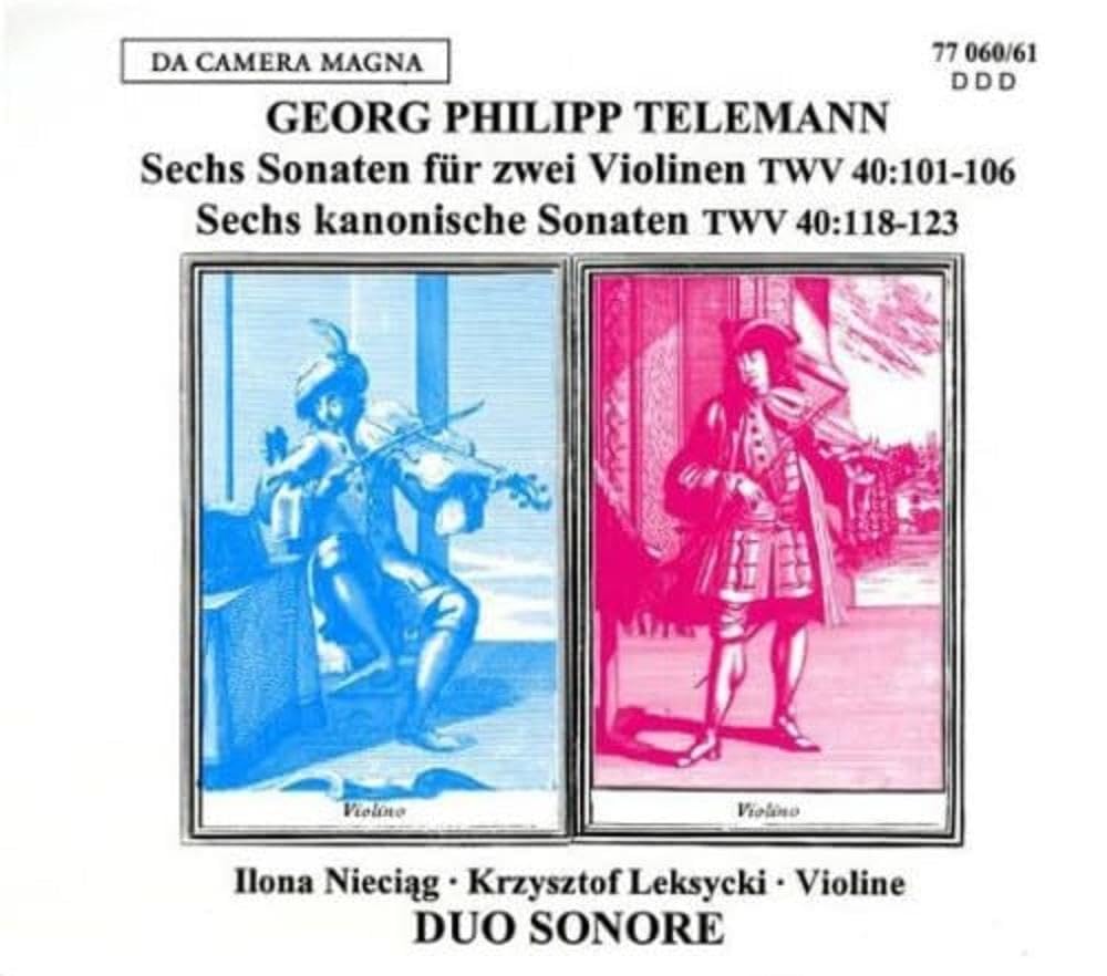 Georg Philipp Telemann: Sonatas for 2 Violins