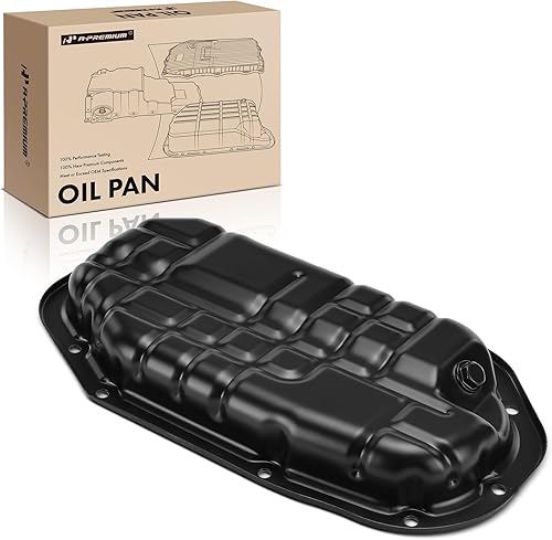 A-Premium Bandeja de aceite inferior para motor con tapón de drenaje compatible con Nissan 350Z 370Z INFINITI EX35 EX37 FX35 FX37 G35 G37 M35 M37