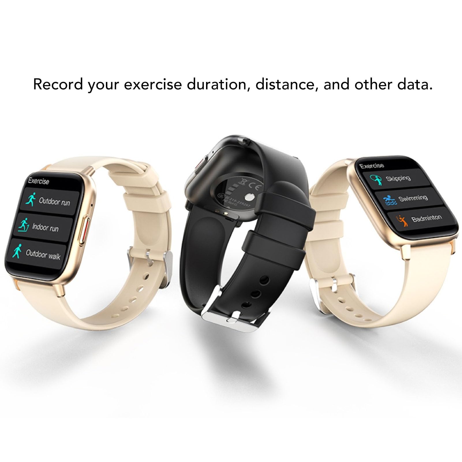 Smartwatch per Uomo e Donna con Funzione Telefono, Touchscreen 1,85", IP67, Orologio Fitness con Oltre 100 modalità Sportive, Fitness Tracker, Orologio Sportivo, Suppor (Nera)