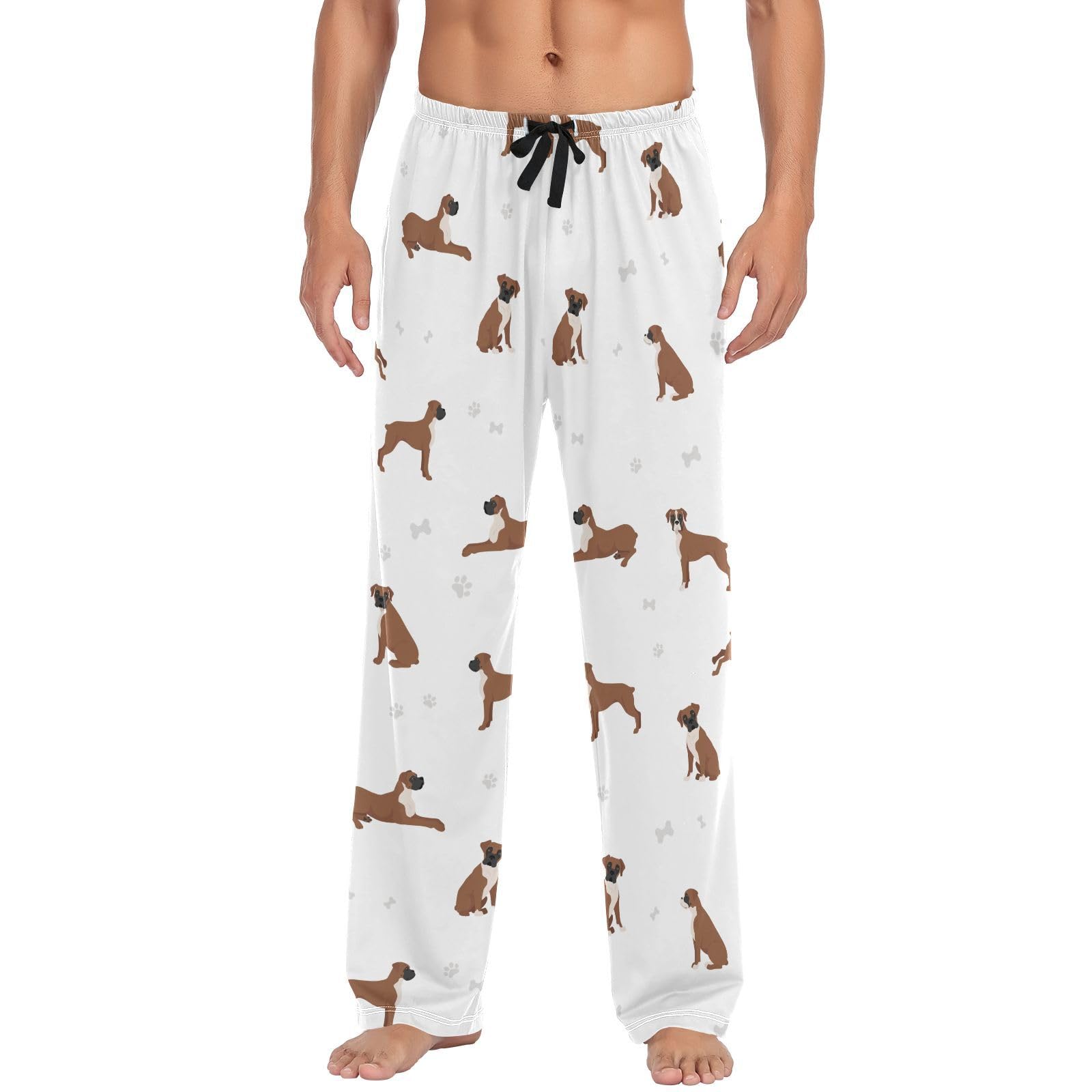 Mens Pajama Pants German Shorthaired Pointer Men's Pajama Bottoms Sleep Lounge Pj Pants for Men S