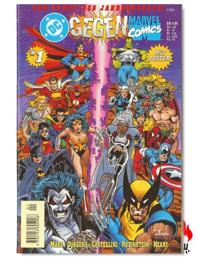 DC gegen Marvel Comics (DC Crossover) 1: Erste Runde. Der Kampf
