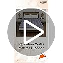 Image of Rajasthan Crafts Ultra Soft Microfiber Mattress Topper /Padding (King Size Double Bed (72inch x 78inch), Grey)