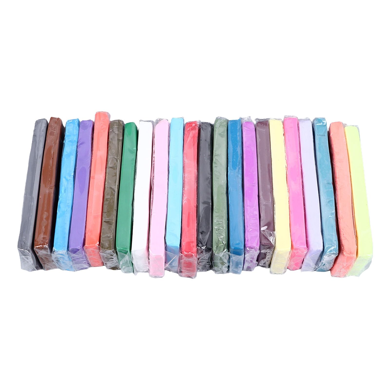 Kit di argilla polimerica 42 colori, set di argilla modellabile morbida con 5 strumenti per scolpire e stampo in silicone, argilla polimerica senza cottura per orecchini, fai da