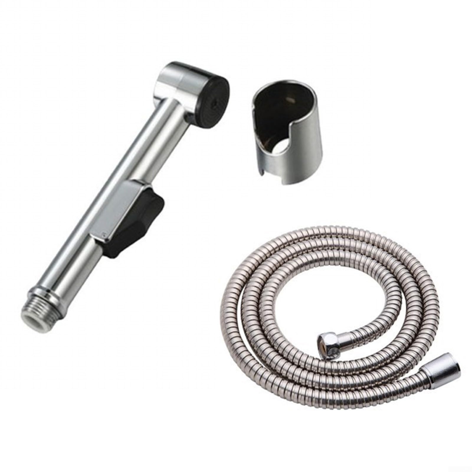 Handheld Bidet Sprayer Toilet With 1 5M Hose Holder Screw Set Flexible Telescopic Shower Hose for Bathroom Douche