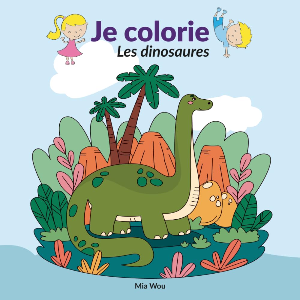 Je colorie: Les dinosaures