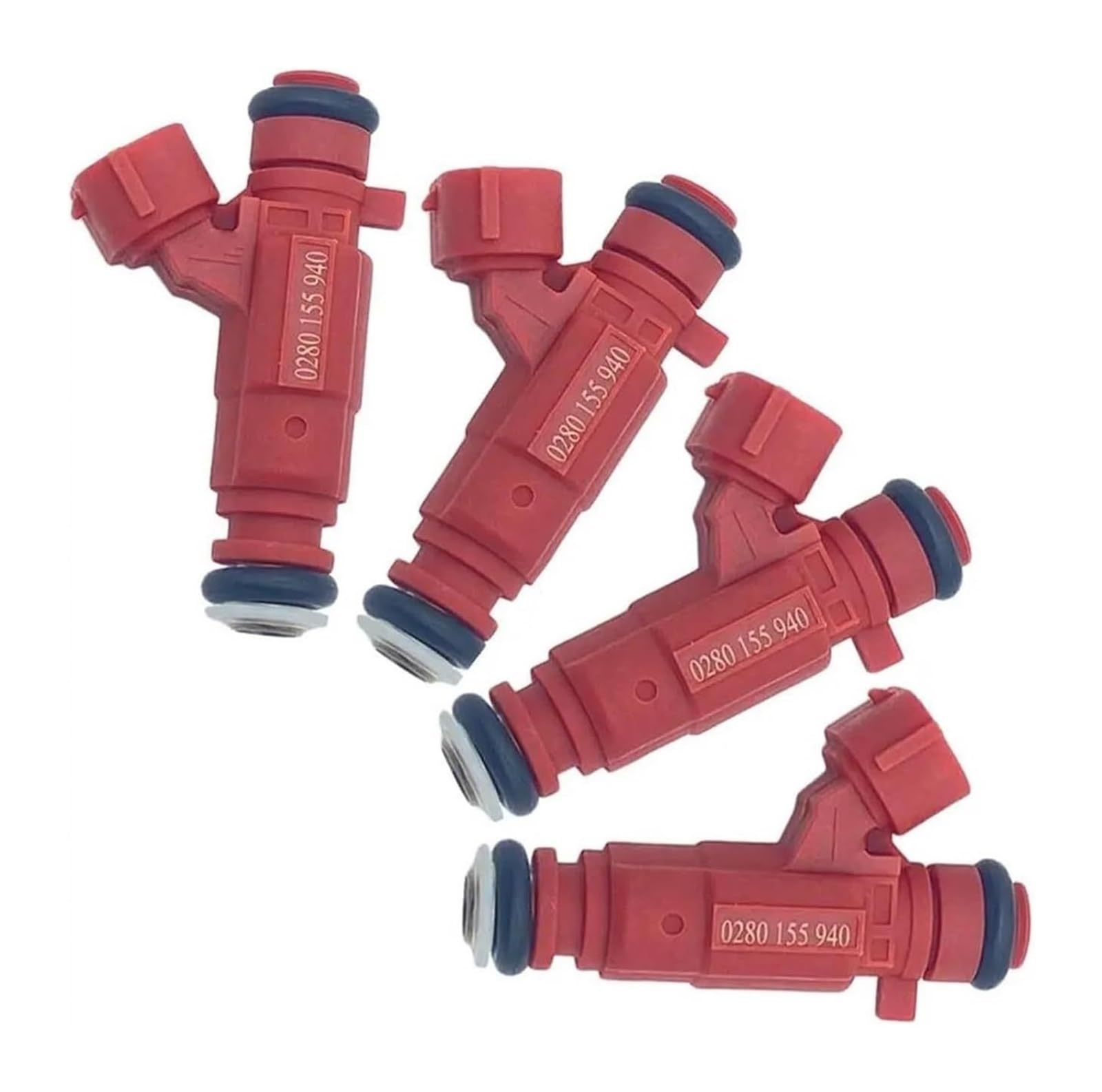 Kkiudvc One Color Car Fuel Injector For Nissan For Almera For Primera 1.5 .8 16V N16 P12 2000-2006 0280155940 16600-9F600 166009F600 4Pcs Fuel Injectors Engine Parts