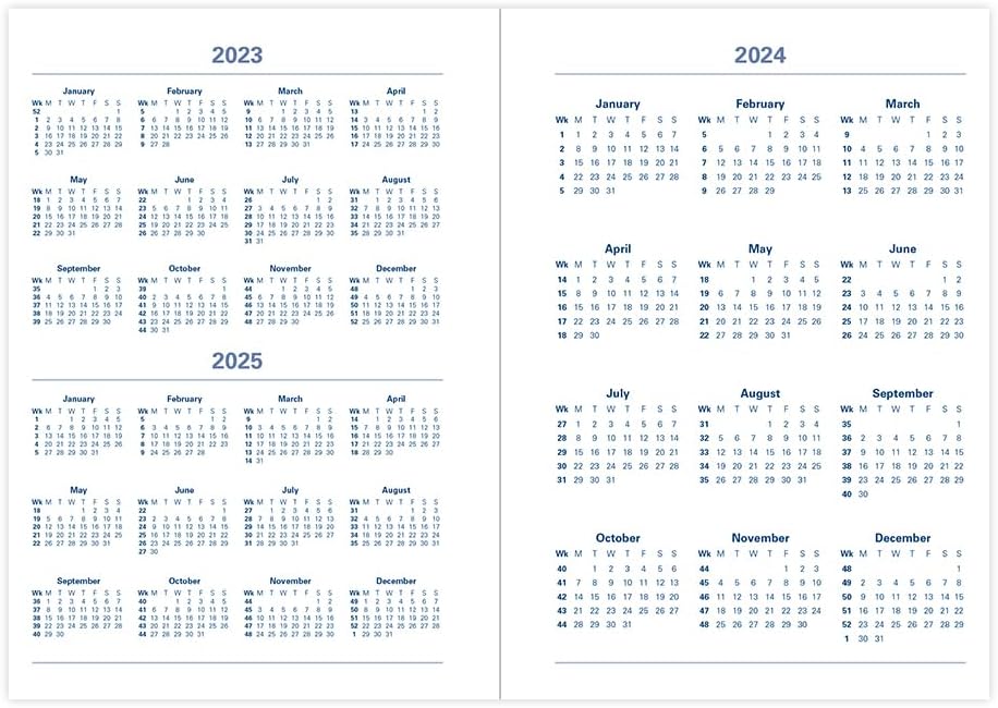 Letts Woodland A6 week to view 2024 diary - navy