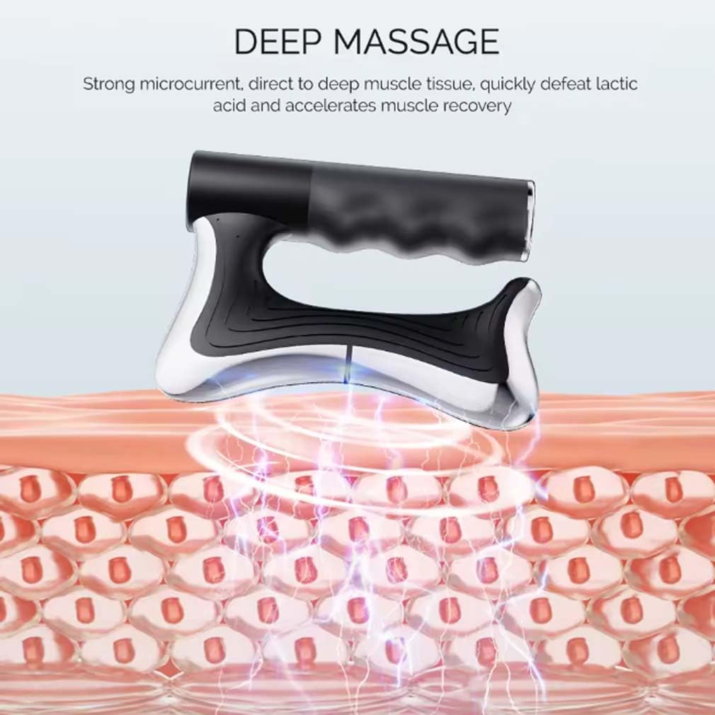 Full-Body Contouring Device with Heat & EMS, Glwria Fascia Massager, 4 in 1 Fascia Tool Full-Body Sculpting Blade, Cellulite Massagegerät Handmassagegerät mit 3 Massagemodi, kabelloses Massager