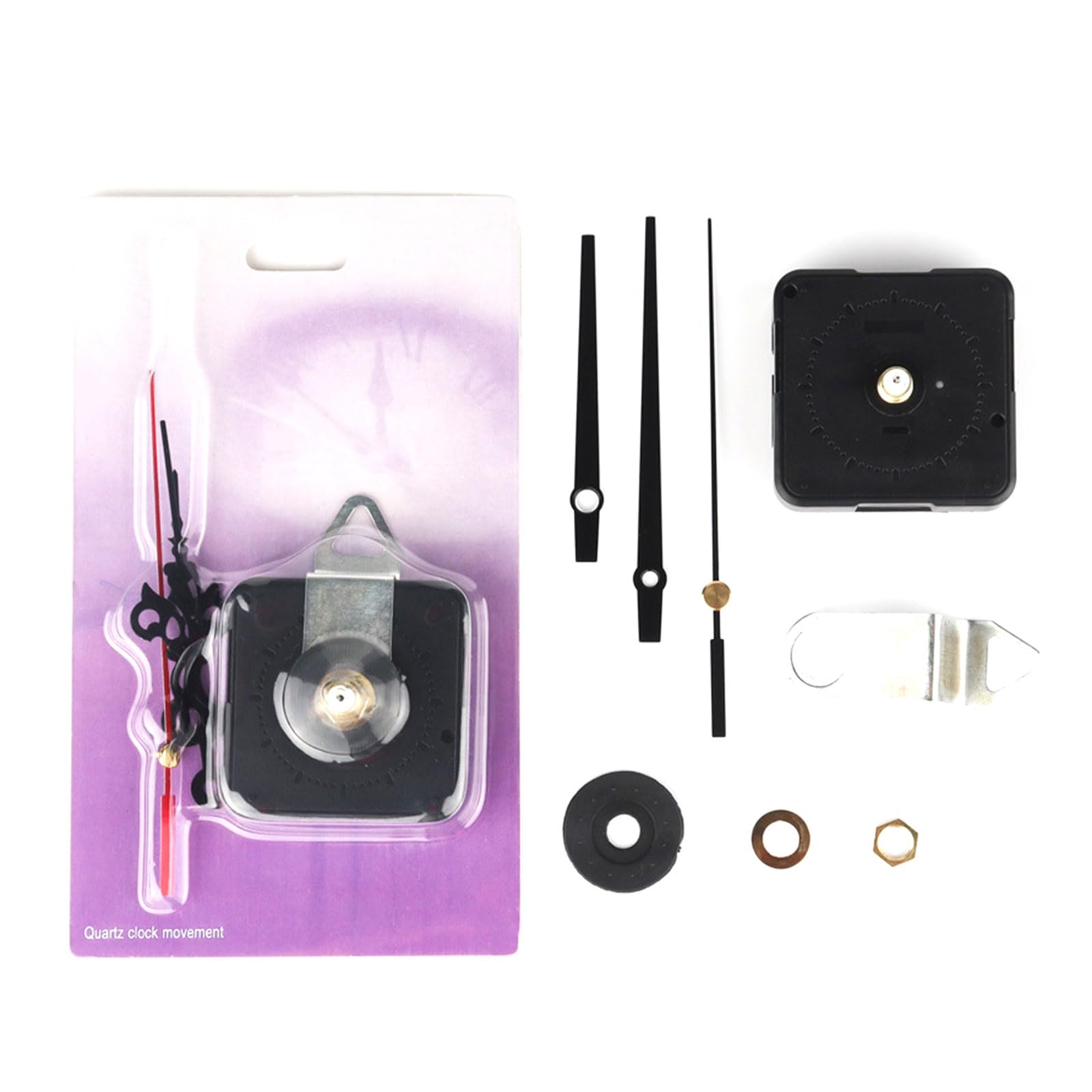 Mouvement D'horloge Silencieux Avec Tige 1,8 Cm - Mécanisme De Rechange En Métal Pour Horloges Maison Et Bureau