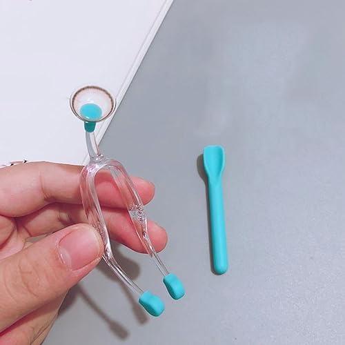 Miniatura 7 de AITIME Herramienta de extracción e inserción de lentes de contacto suaves, pinzas de contacto y cuchara de silicona suave para niñas con uñas