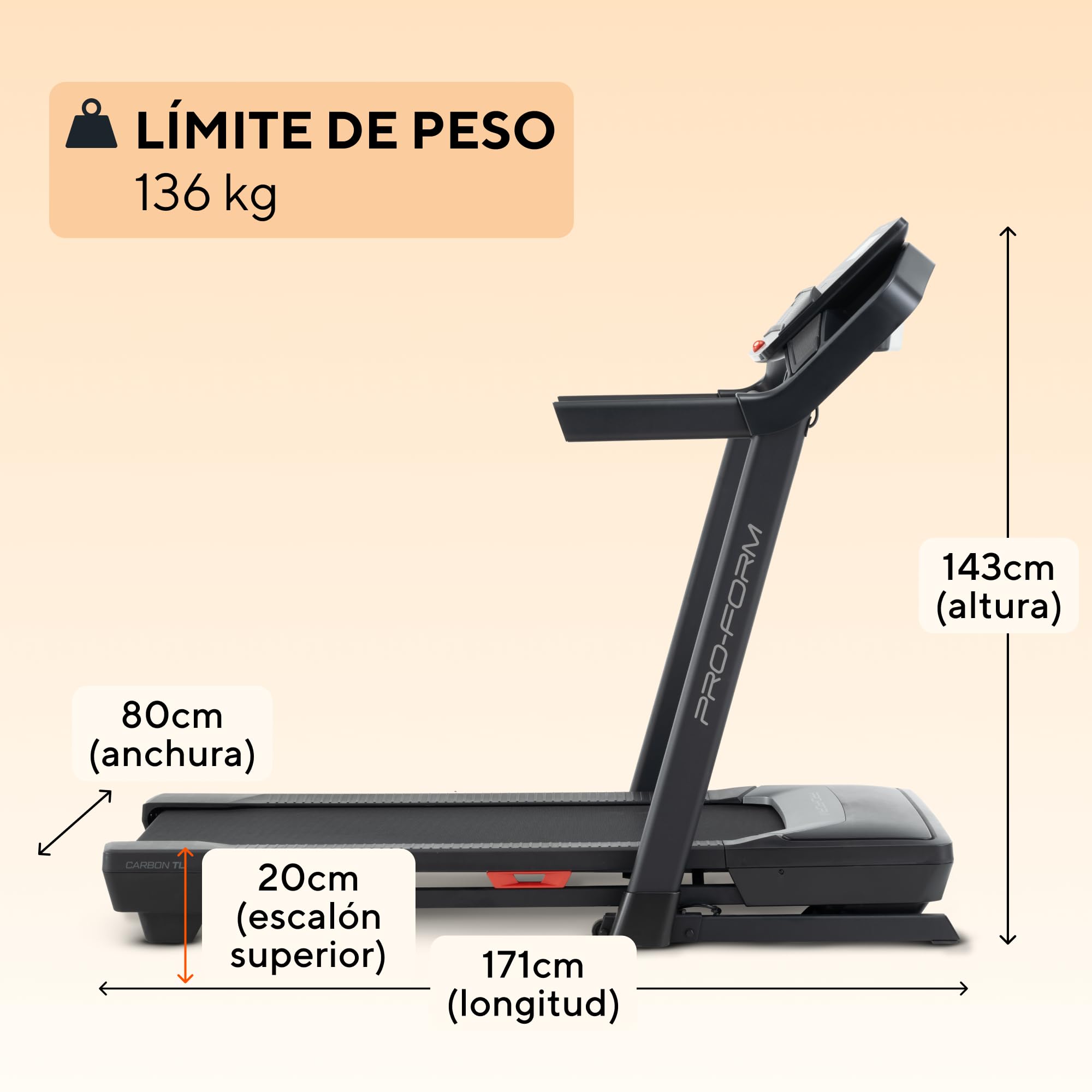 ProForm Cinta de Correr Carbon TL