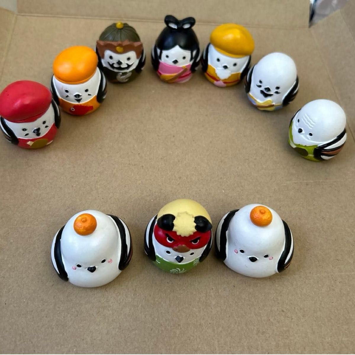 Amazon | シマエナガ リトルフレンド お正月＆七福神 鏡餅 獅子舞 10点