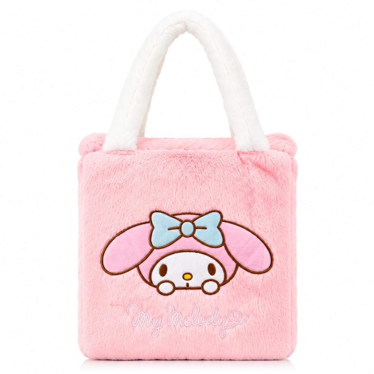 valerie Cute Plush Tote Bag for Women | Soft Furry Shoulder Handbag | Kawaii Cartoon Shopping Bag-picture-20