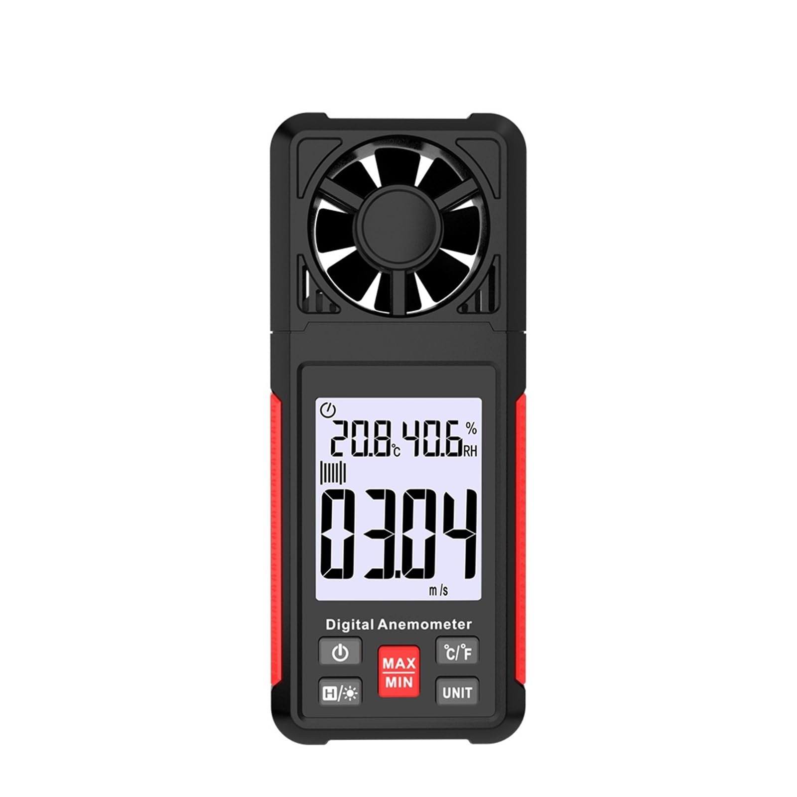 Anémomètre portable facile à utiliser pour mesurer l'air ambiant