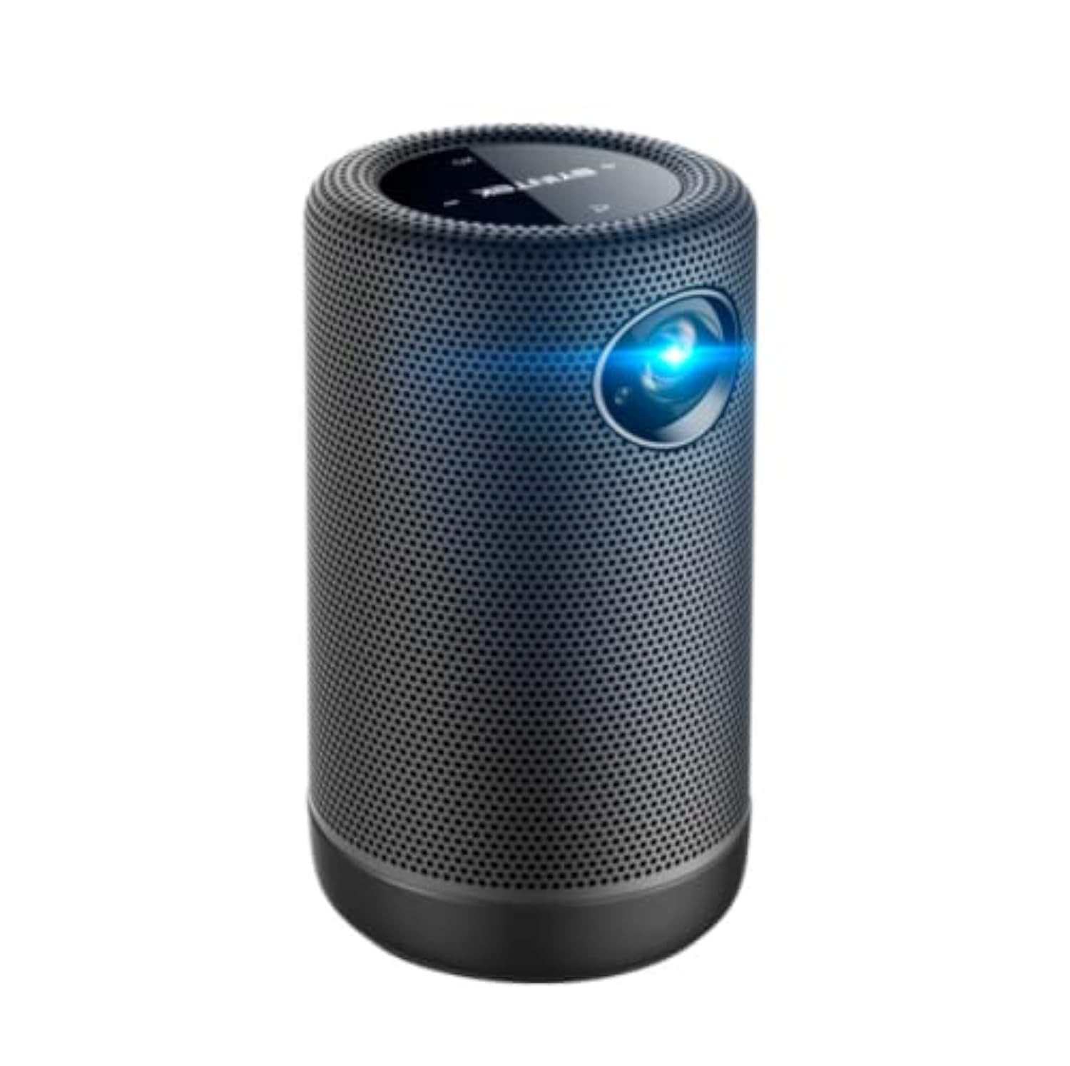 Smart Mini Projector, 200-Inch,350 ANSI Lumen, 4K, Wireless, Mobile, Portable, HD, WIFI, Bluetooth, Portable, 360° Speaker, HD Theater with Battery, FREE Wireless Keyboard Fly Mouse