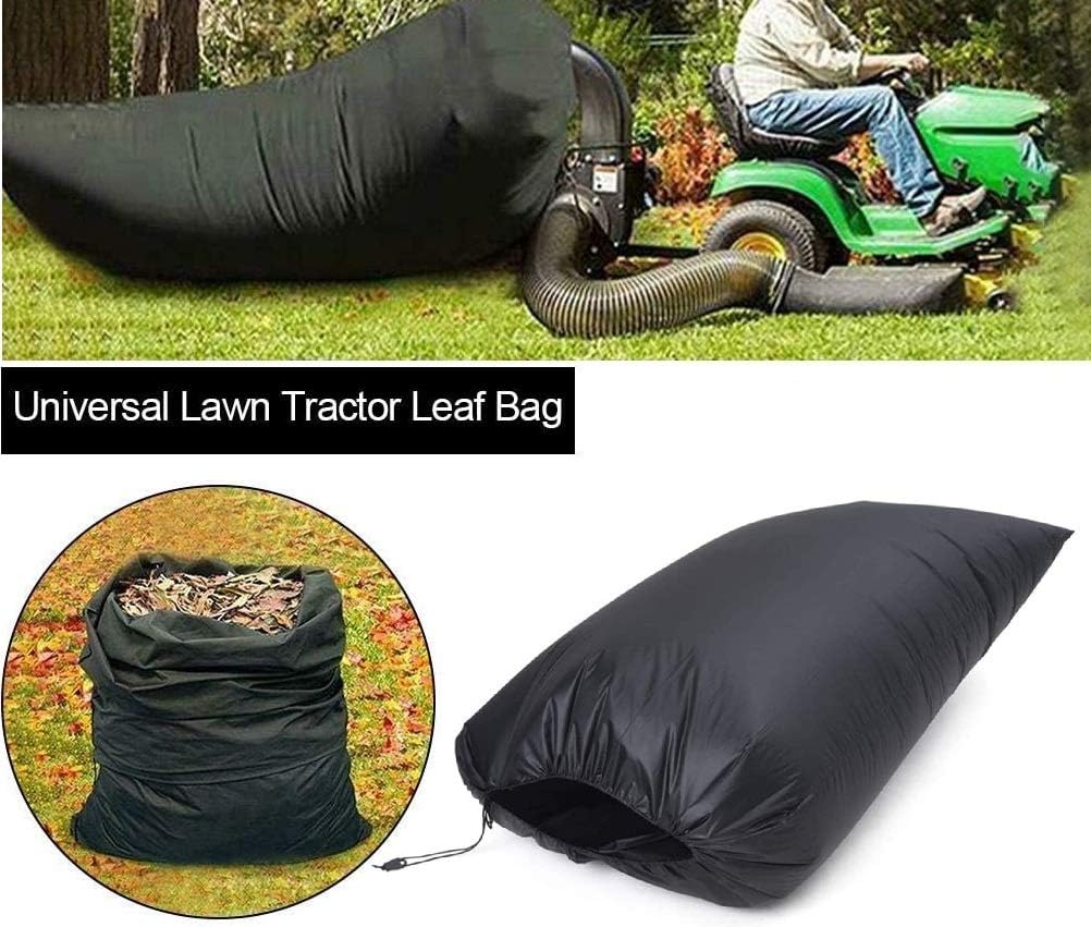 ELR Lawn Tractor Leaf Bag Garden Lawn Mower Leaves Waste Trash Collection Bags Cleaning Tool Grass Catcher Leaf Bag for Lawn Tractors