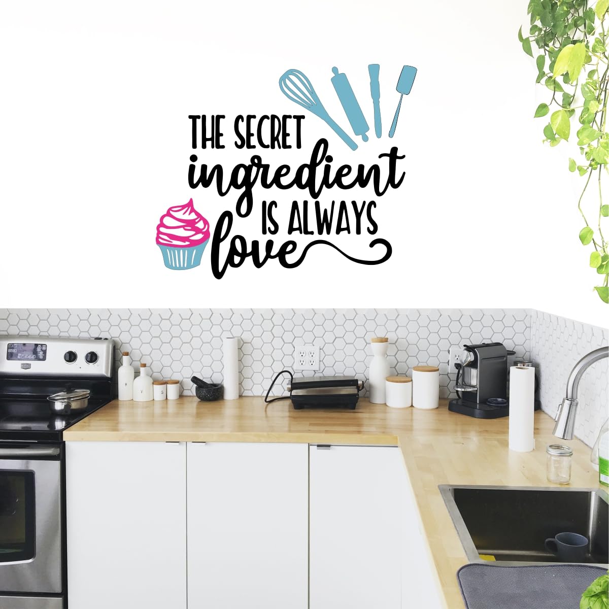Sticker Fantasy Kitchen Food Cooking Lovers Quote Self Adhesive Wall Sticker(Pack of 3) (B0CQCHC7H3) Amazon Price History, Amazon Price Tracker