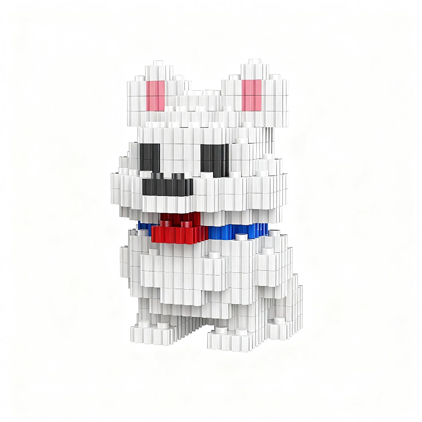 NOOLY Micro Dog Building Blocks, Pet Bricks Sets for Adults and Boys Girls CLJM-01 (Samoyed) โ image 1