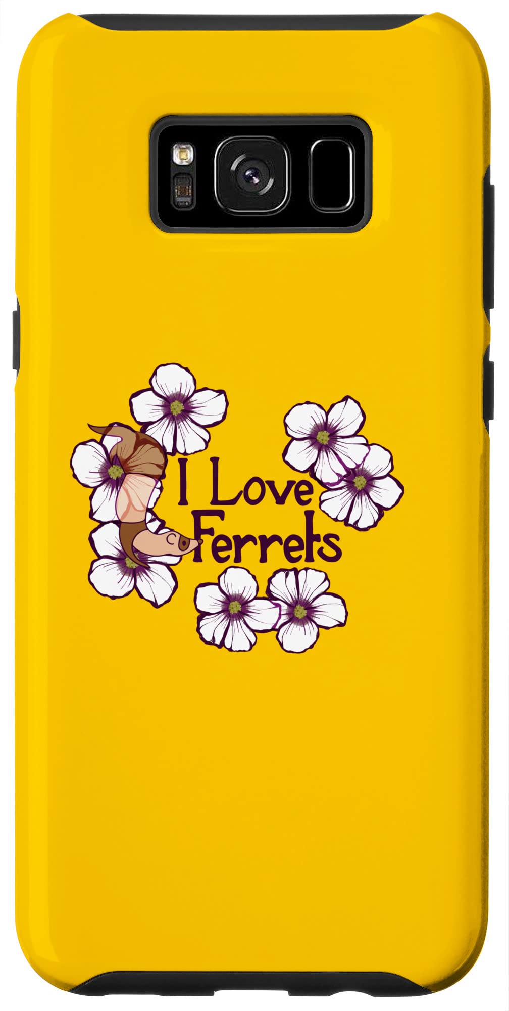 Galaxy S8+ I Love Ferrets Case