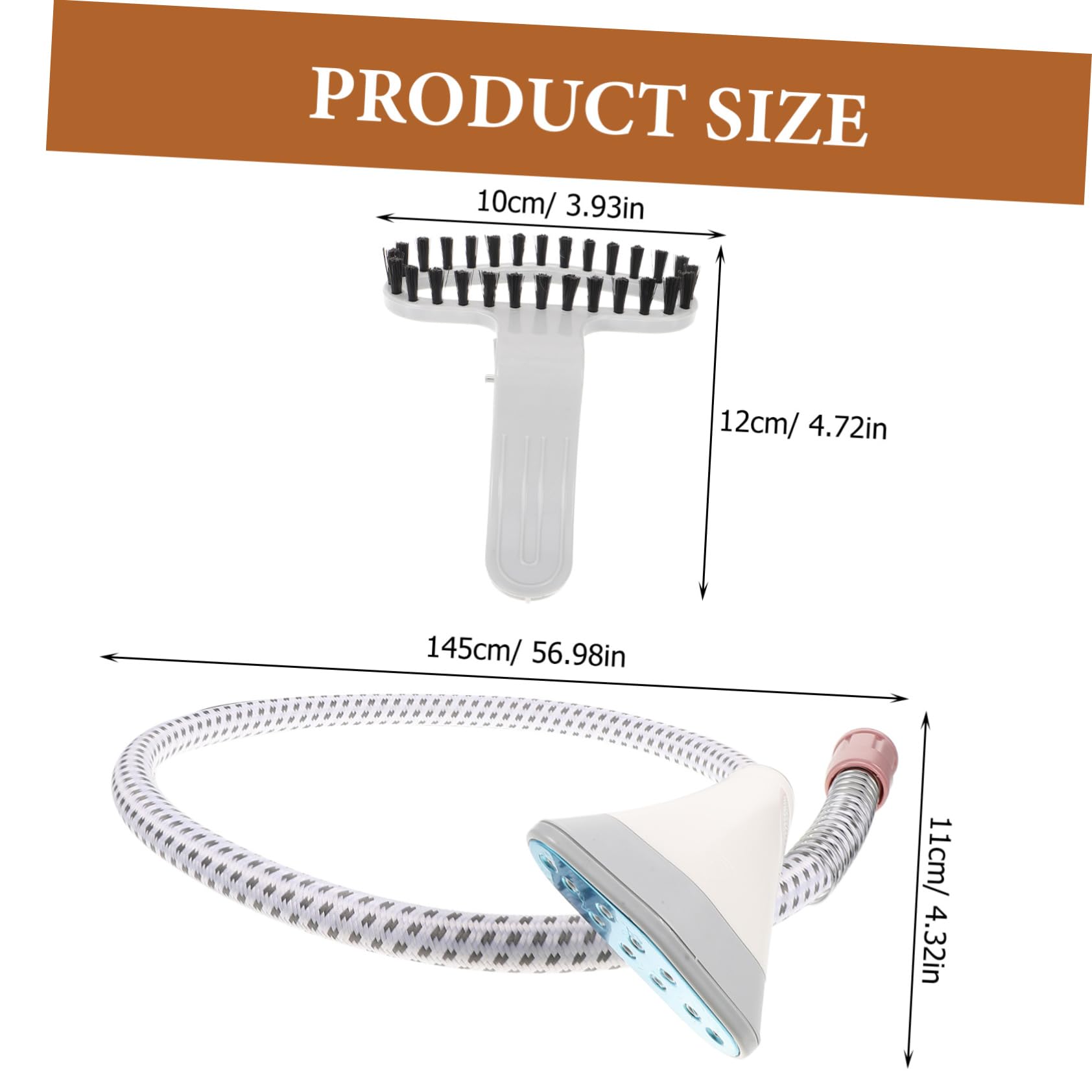 PRETYZOOM Sturdy Nozzle Thread Design Home Steam Hose Ironing Machine Supply Easy to Use Multi-functi