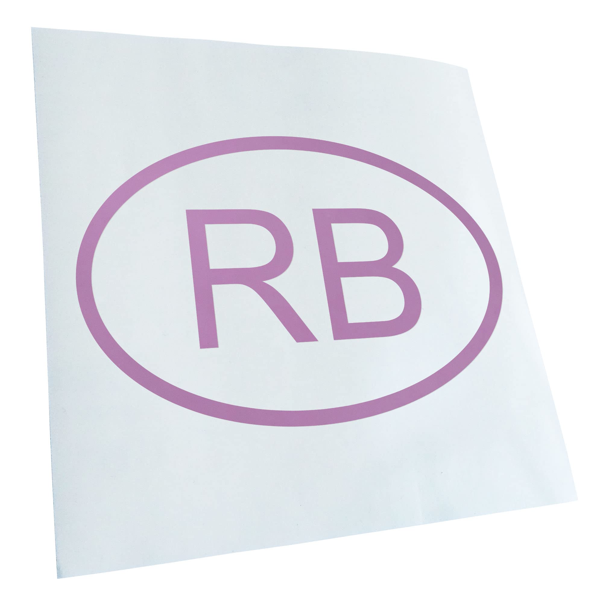 Kiwistar Lilac-16 - Car Sticker - Lilac - 15 X 10 Cm Botswana Rb - Rear Window Car Sticker Weatherproof For Car Truck Moped Truck - Sticker Exterior Self-Adhesive Tuning Accessories For Window Vehicle Window