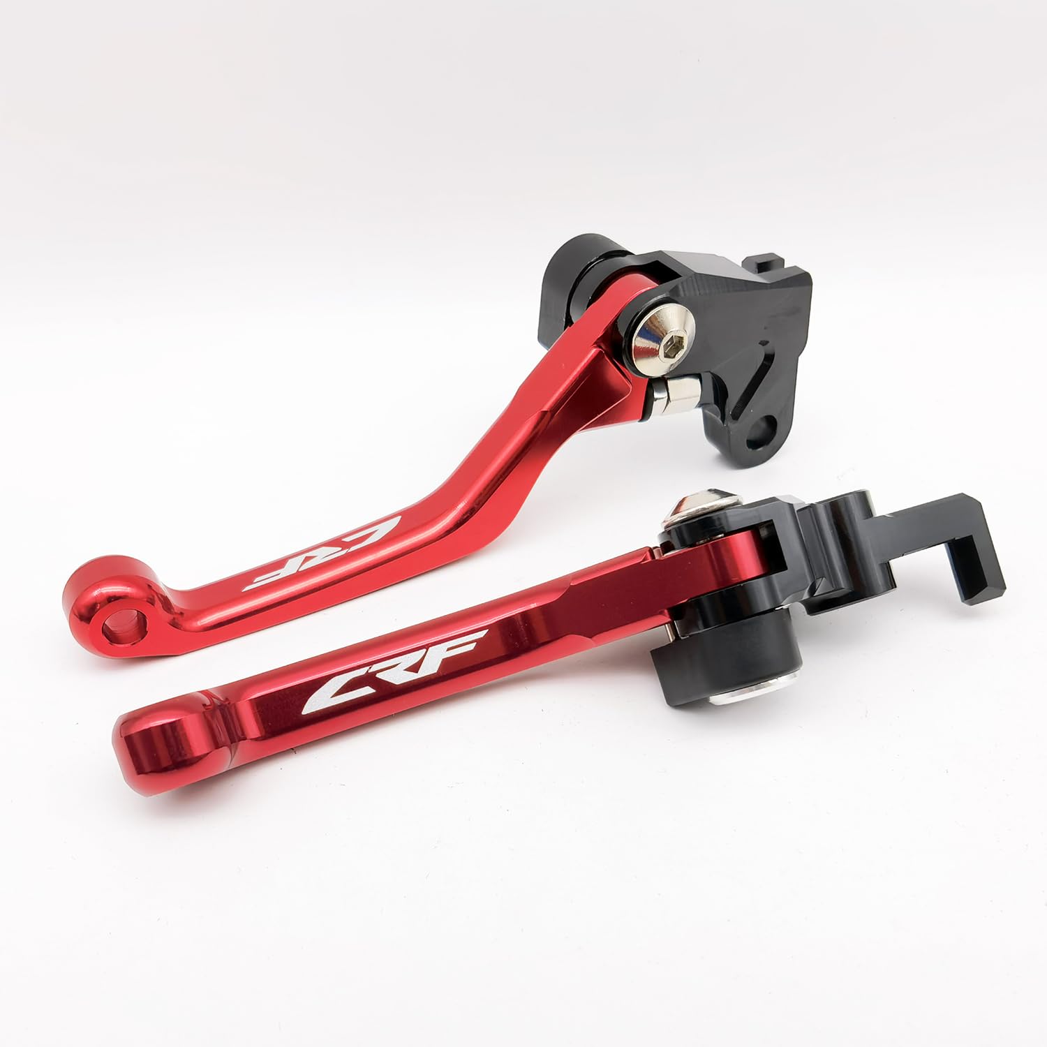 Universal Motorcycle Clutch & Brake Levers - Polished Aluminum For Honda CR, CB, XL, XR Models