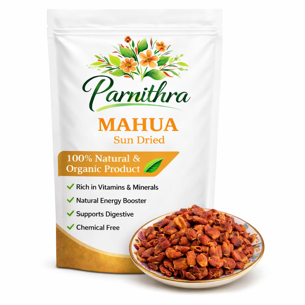 Dried Mahua Flowers 1Kg (Sun Dried) | Natural Mahua Dry Flower | Organic Forest Mahua | Chemical Free | Premium Quality Mahua for Traditional Recipes & Herbal Use-image-15