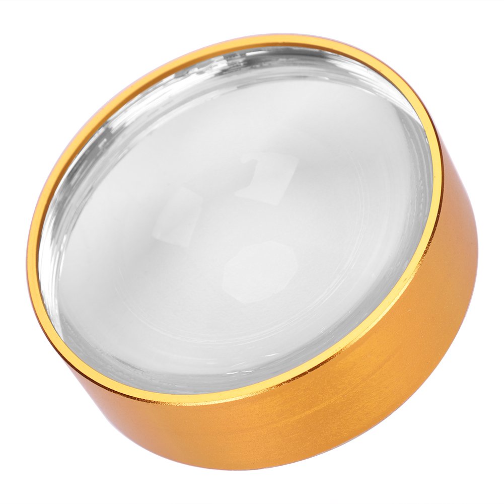 Kuppellupe 4-Fach tragbare Mini-Desktop-Lupe 72 mm Leselupe Juwelierlupe Briefbeschwerer Optische Halbkugellinse für Vergrößerung zu Hause und im Büro
