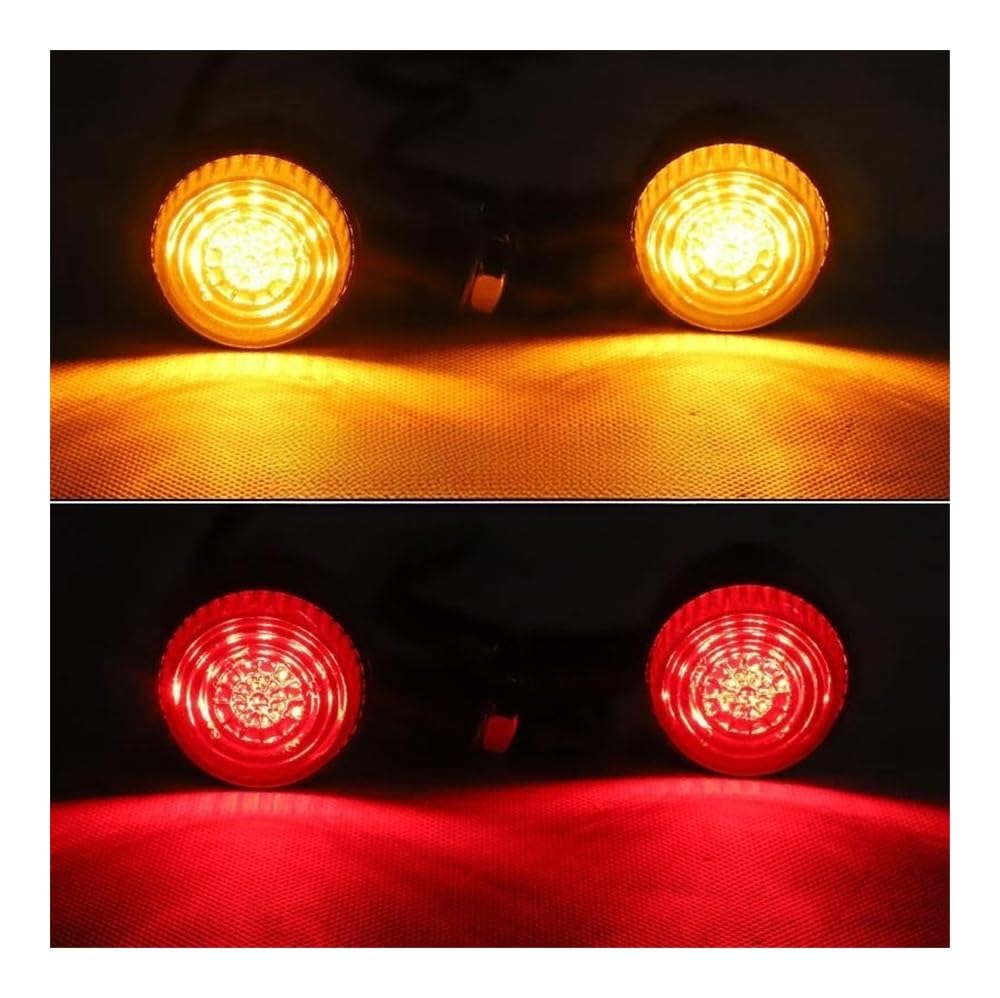 Intermitentes Luz LED De Intermitentes para Motocicleta M10, Luces Intermitentes Ámbar, Luz Trasera De Freno DRL para Cafe Racer