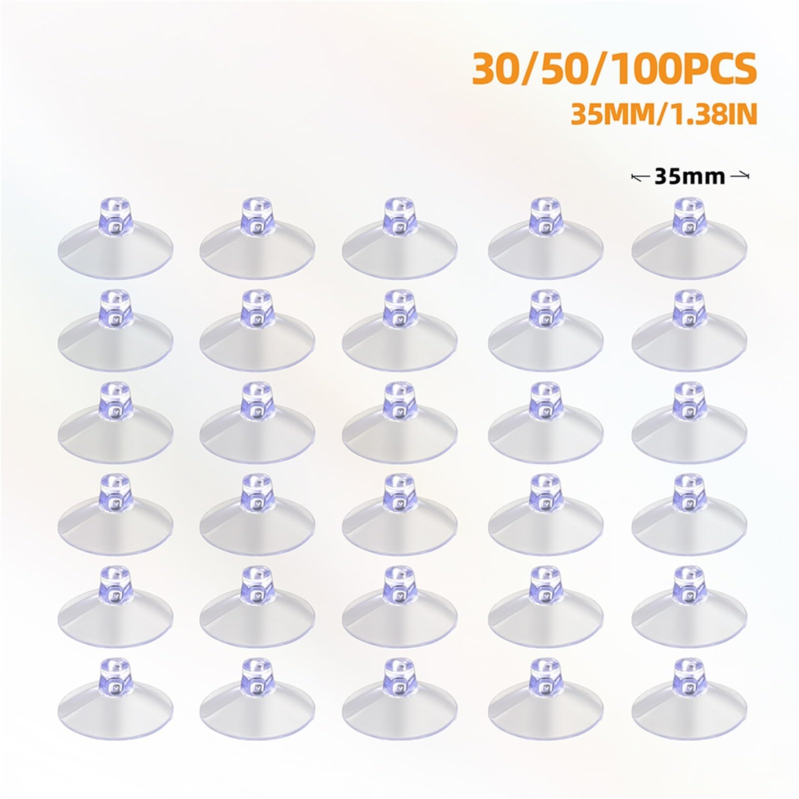 Ventosas con Ganchos 30 Piezas for Azulejos de Vidrio