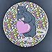 Black Rat Candy Hearts Valentine's Day Magnet, Handmade Holiday Pet Portrait Gifts & Decor, 3.5