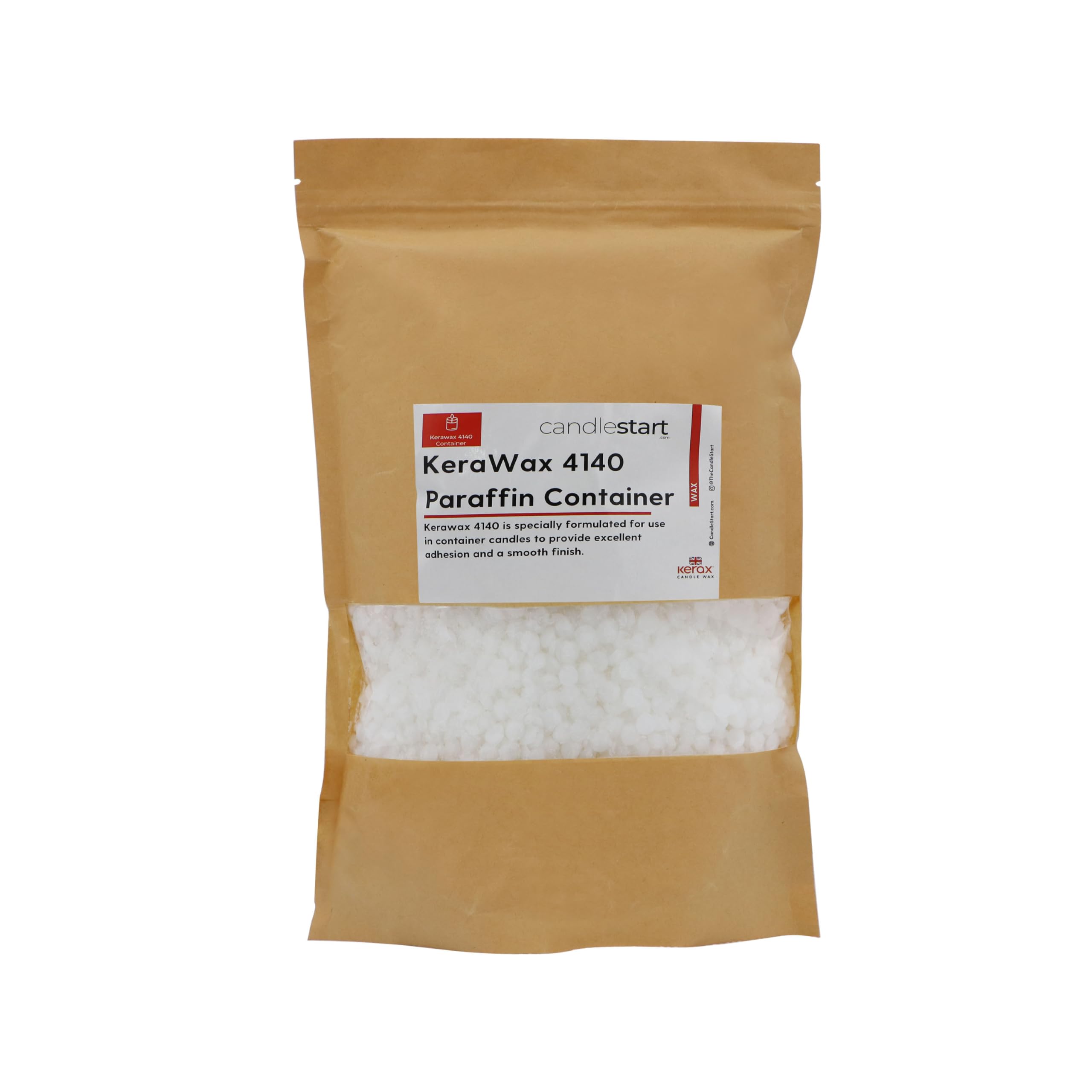 Candle Start KeraWax 4140 Paraffin Container Wax 20KG, WAX, EASY TO USE, suitable for container candles, smooth finish and great adhesion, BRITISH QUALITY