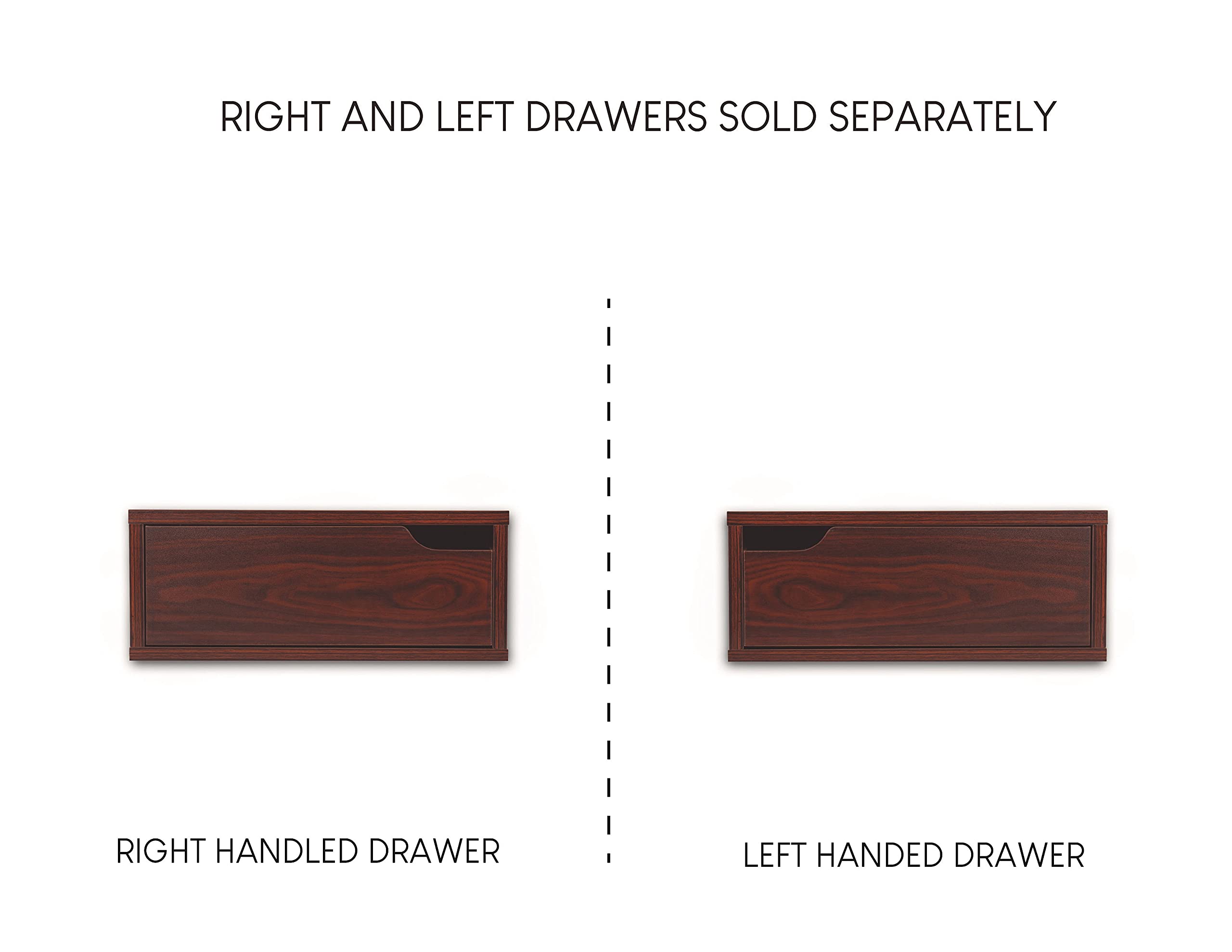 Paisa Home Floating Nightstand, Floating Shelf with Drawer, Wall