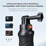 K&F CONCEPT Waterproof Floating Handle Grip, Selfie Stick for Water Sports | Action Camera Handle Accessories for GoPro Hero 13/12/11/10/9 Mission 1 PRO,DJI Osmo Action 5 Pro 6/4/3,Insta360 Ace Pro ZP07