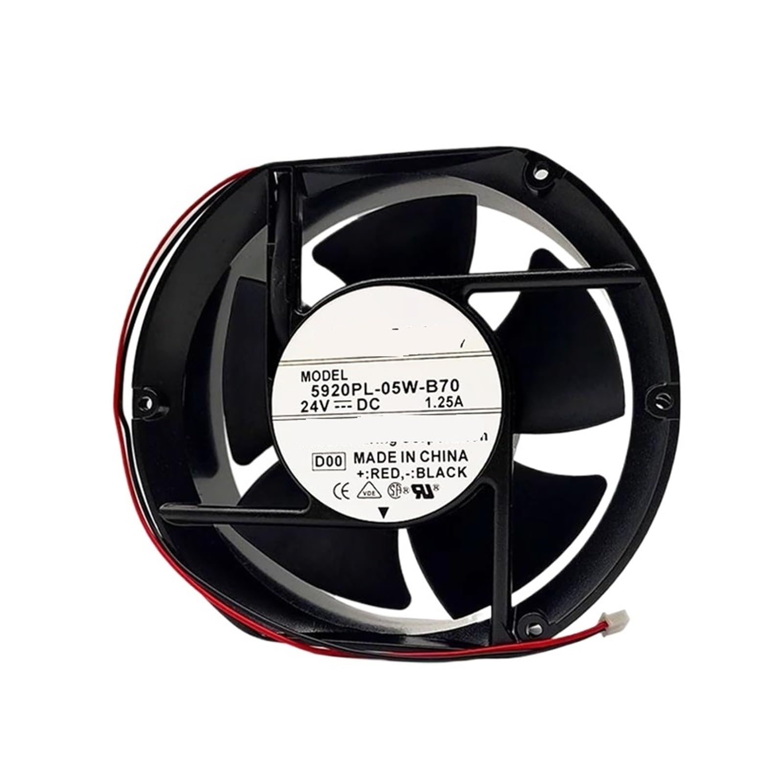 Vdoqtljt One Color 5920Pl-05W-B70 24V 1.25A 17251 172 * 51Mm Cooling Fan