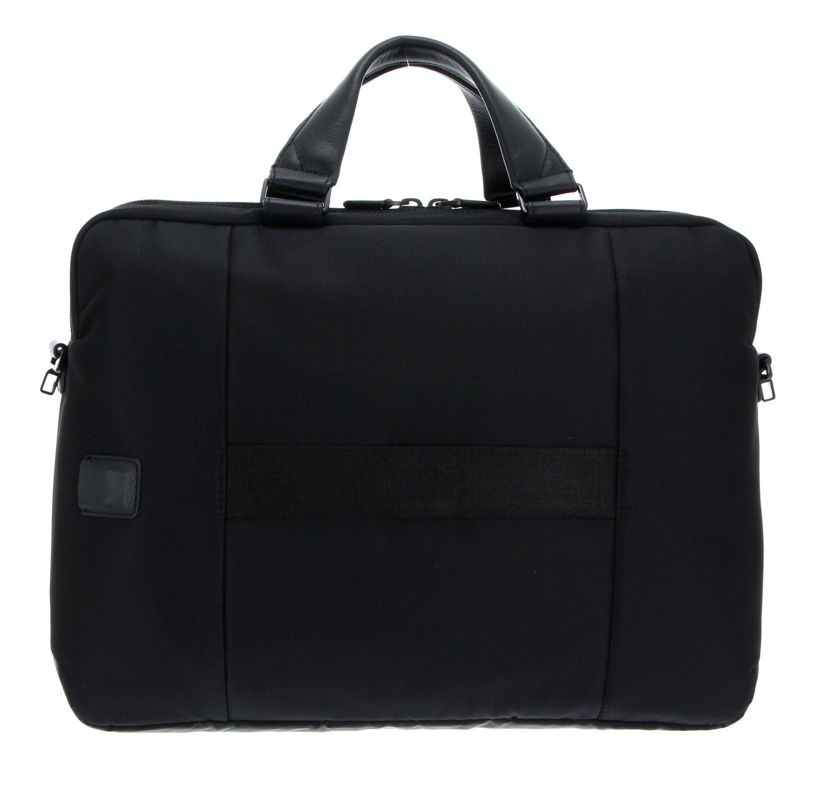 PIQUADRO Pulse Cartella organizer a due manici porta PC, Tessuto, Chevron/Nero, 15.6" a due scomparti