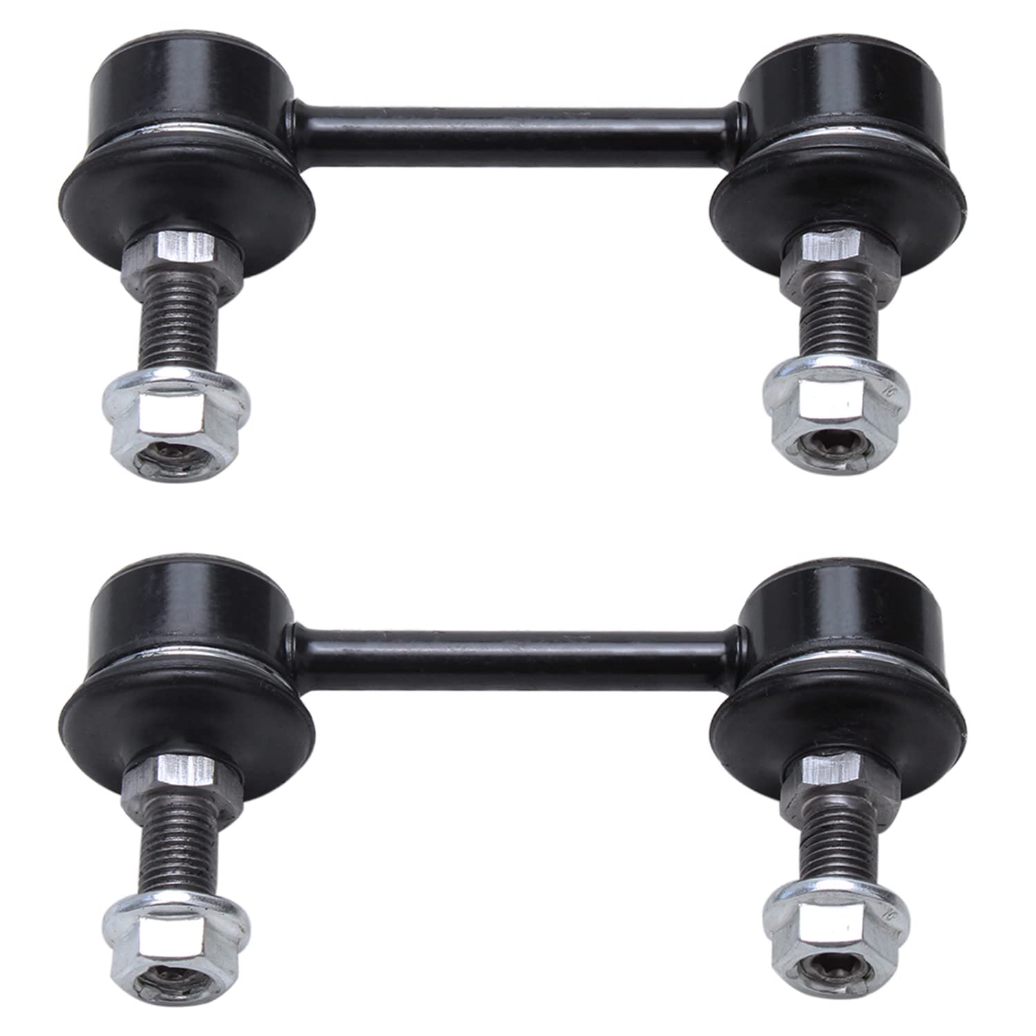 Detroit Axle - Rear 2pc Sway Bars for 04-11 Mitsubishi Endeavor, 04-12 Galant, 06-12 Eclipse, 2 Stabilizer Sway Bar End Links Assembly 2006 2007 2008