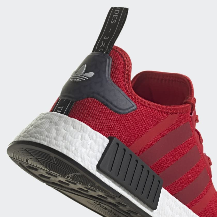 Image of adidas NMD R1 Shoes Men's, Red, Size 12.5