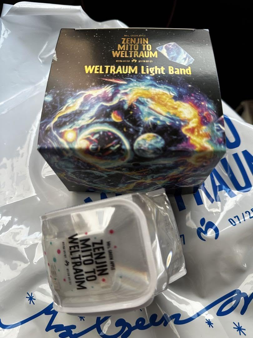 ゼンジン WELTRAUM Light Band ライトバンド　2点セット ミセスグリーンアップル ゼンジン MGA オフィシャルライトスティック